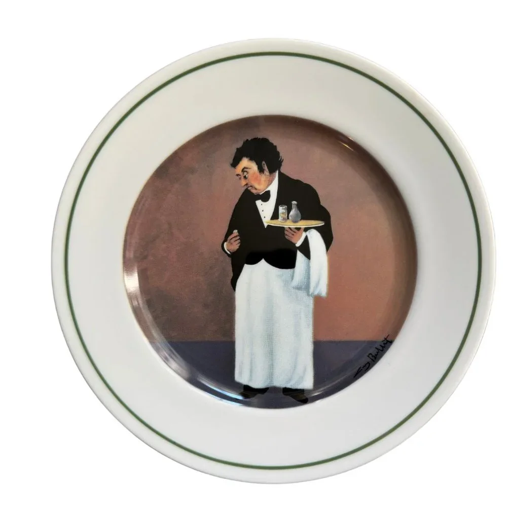 Vintage Williams-Sonoma ‘Sommelier’ Set of 6 - 8” plates Designed by Guy Buffet - Picture 8 of 9